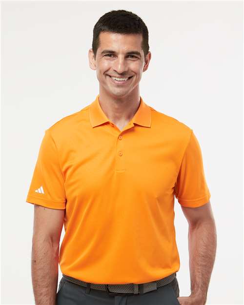 Adidas Adult Unisex 4.3 oz 100% recycled polyester pique Basic Sport Polo Shirt